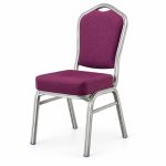 RH-7009 Purple Shield-Back Banquet Chair — right 45 view