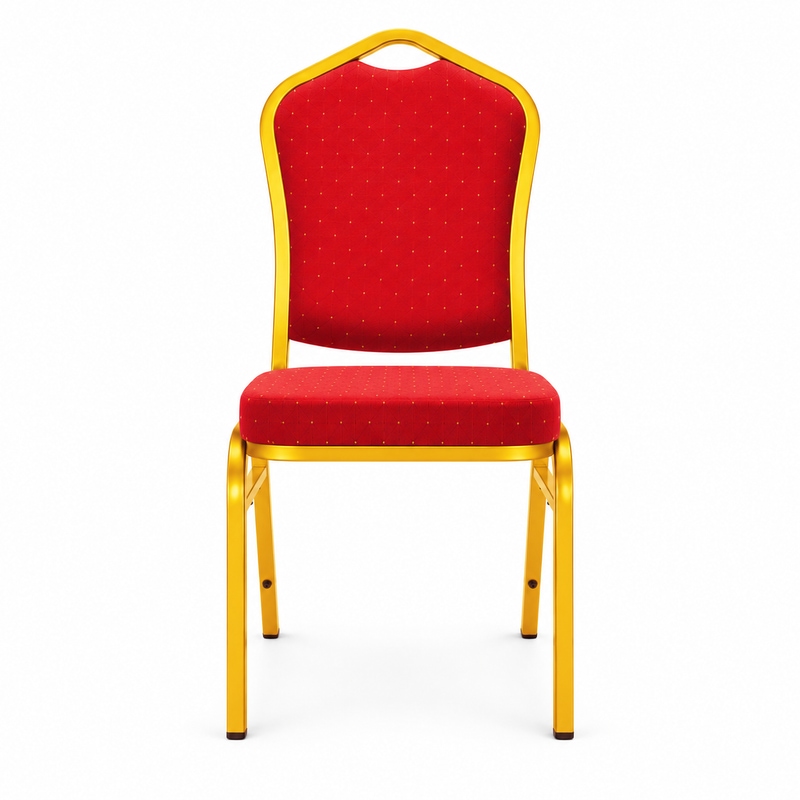 RH-8004 Red Shield-Back Banquet Chair