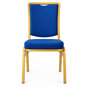 Blue Handle-Back Banquet Chair