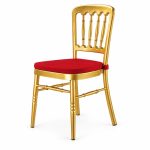 RH-9004 Gold-Tone Classic Spindle-Back Banquet Chair — right 45 view