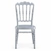 RH-9005 Silver-Tone Spindle-Back Banquet Chair