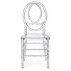 RH-9006-1 Clear Double-Oval Back Banquet Chair