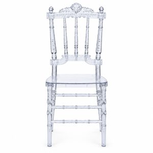 Clear Ornate Chiavari-Style Banquet Chair