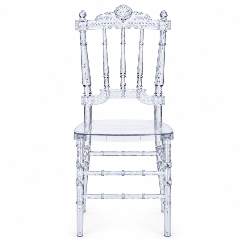 RH-9008 Clear Ornate Chiavari-Style Banquet Chair