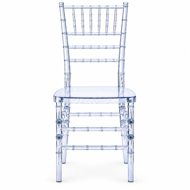 RH-9010 Clear Ladder-Back Banquet Chair