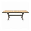 YMX-S-101 Outdoor Wood-Look Slat Extension Dining Table
