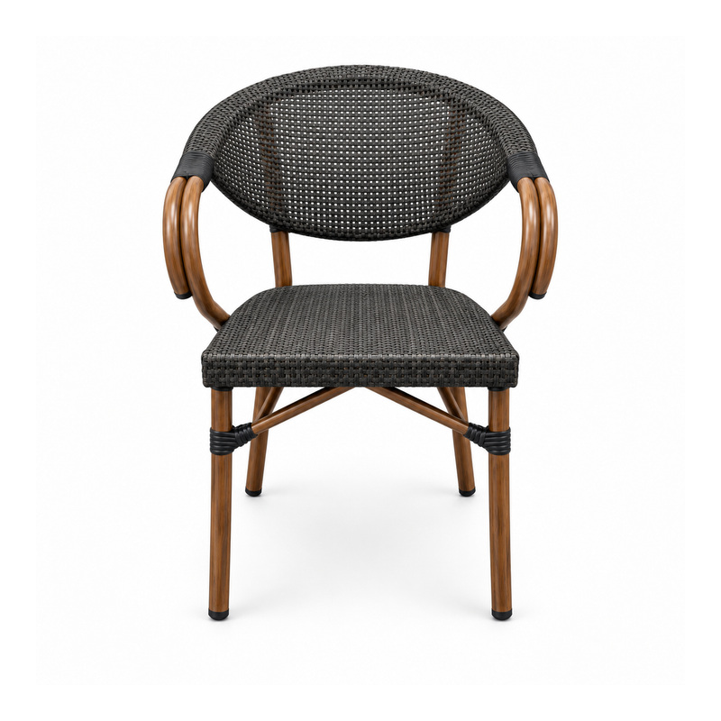 YMX-W-002 Outdoor Compact Mesh Bistro Armchair