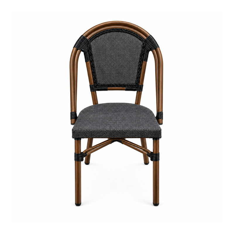 YMX-W-005 Outdoor Tall Oval-Back Mesh Bistro Chair