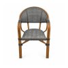 YMX-W-006 Outdoor Rounded Mesh Bistro Armchair
